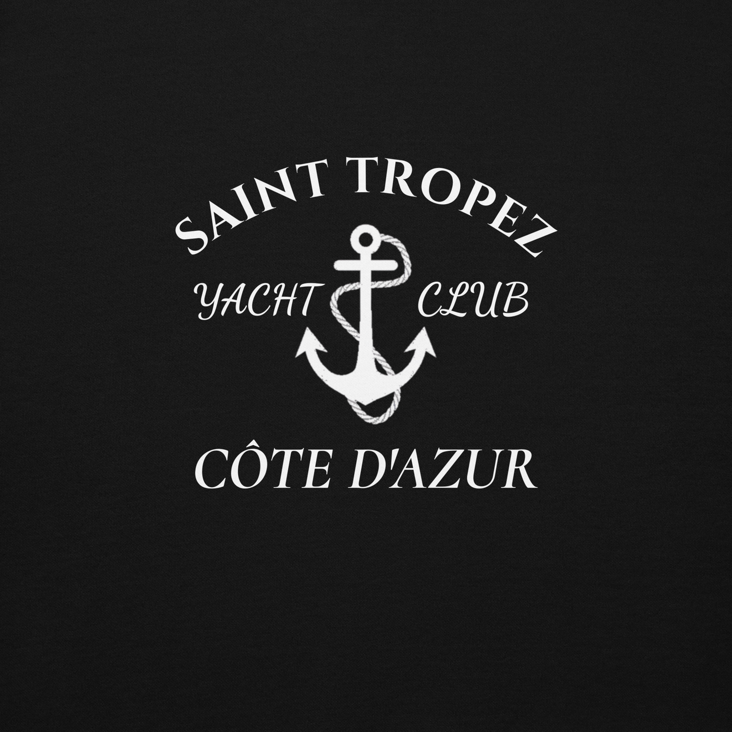 Saint-Tropez Yacht Club Hoodie - Black