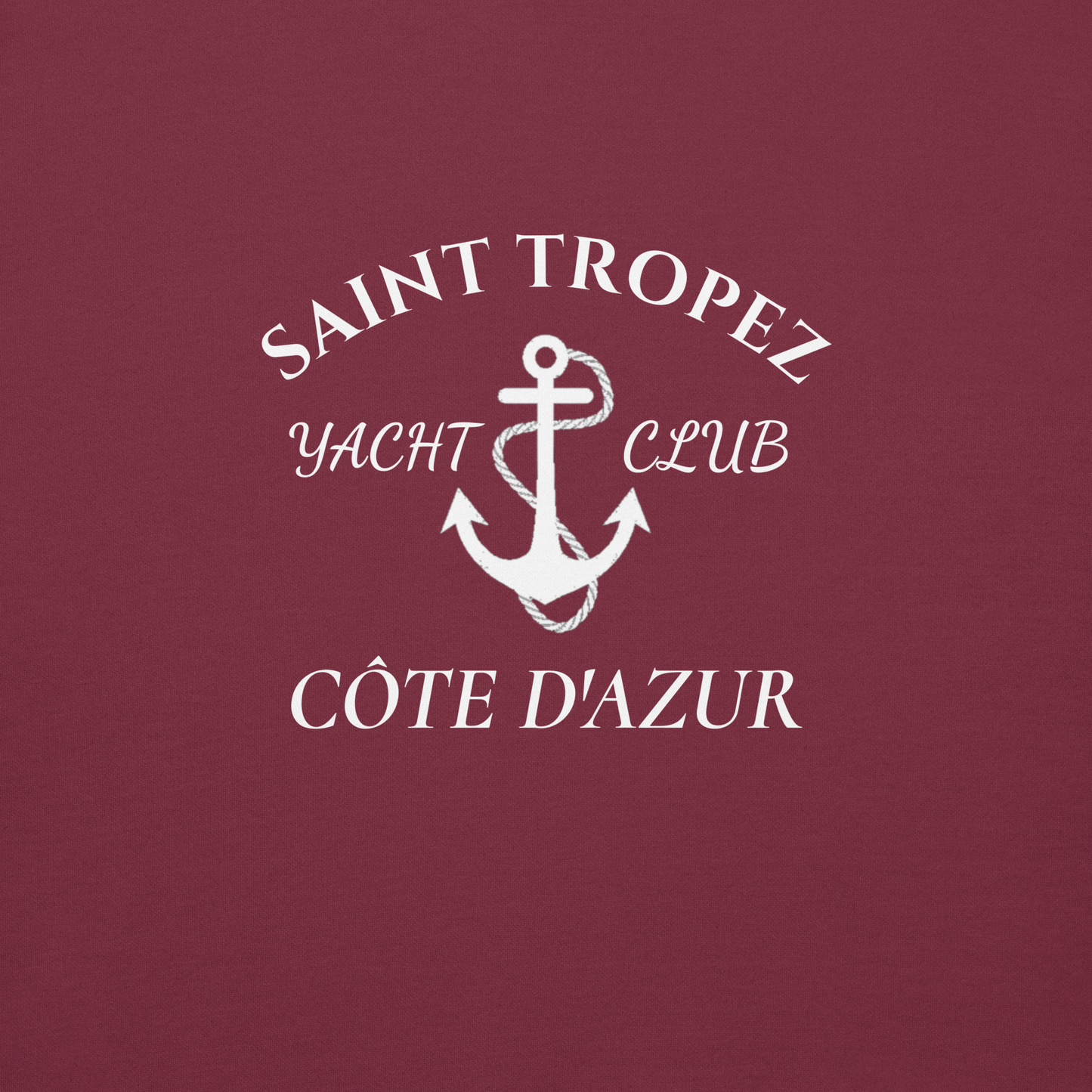 Saint-Tropez Yacht Club Hoodie - Maroon