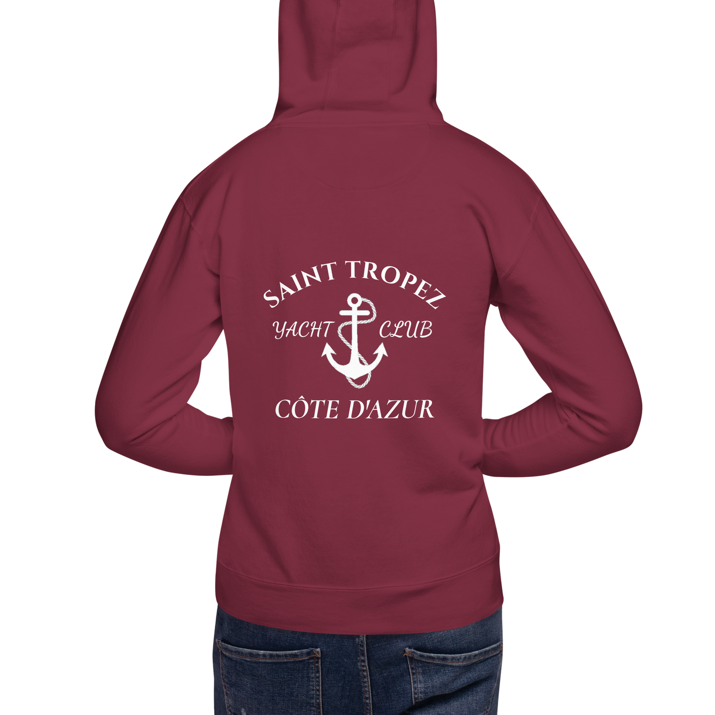 Saint-Tropez Yacht Club Hoodie - Maroon