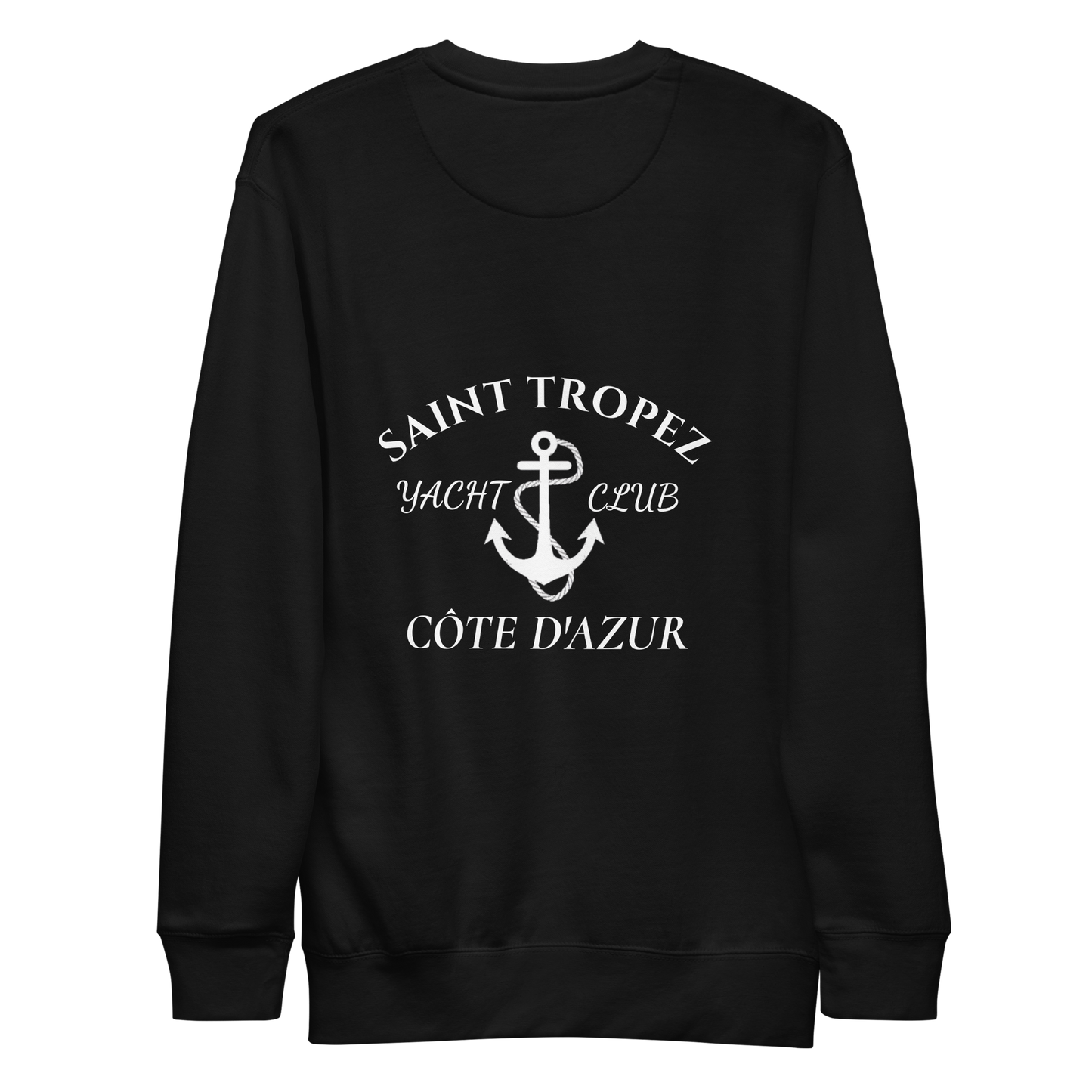 Saint-Tropez Yacht Club Sweatshirt - Black