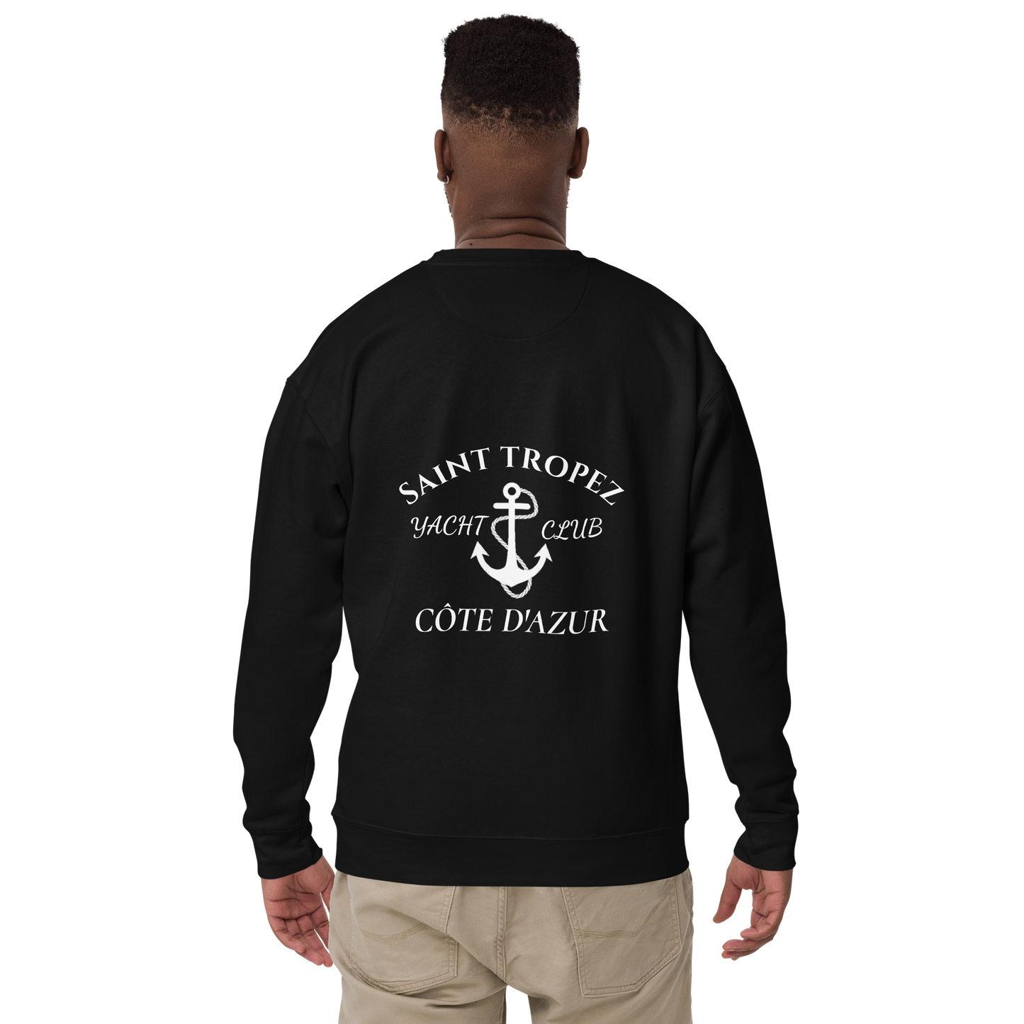 Saint-Tropez Yacht Club Sweatshirt - Black